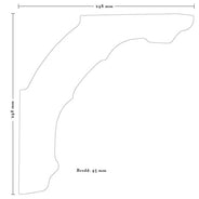 Hat rack - D1 Pine, 115 cm (45.3 in.) thumbnail image