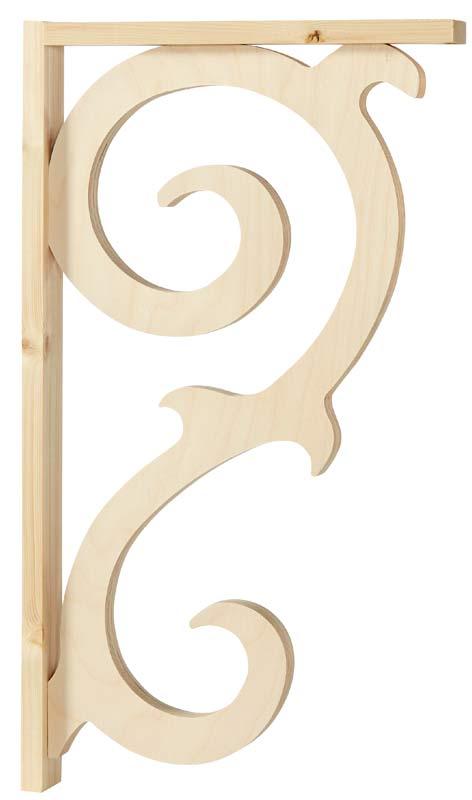 Victorian gingerbread bracket 2 - Large