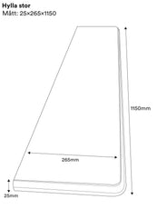 Vintage-Style Shelf 115 cm (45.3 in.)- Sekelskifte Shelf Board thumbnail image