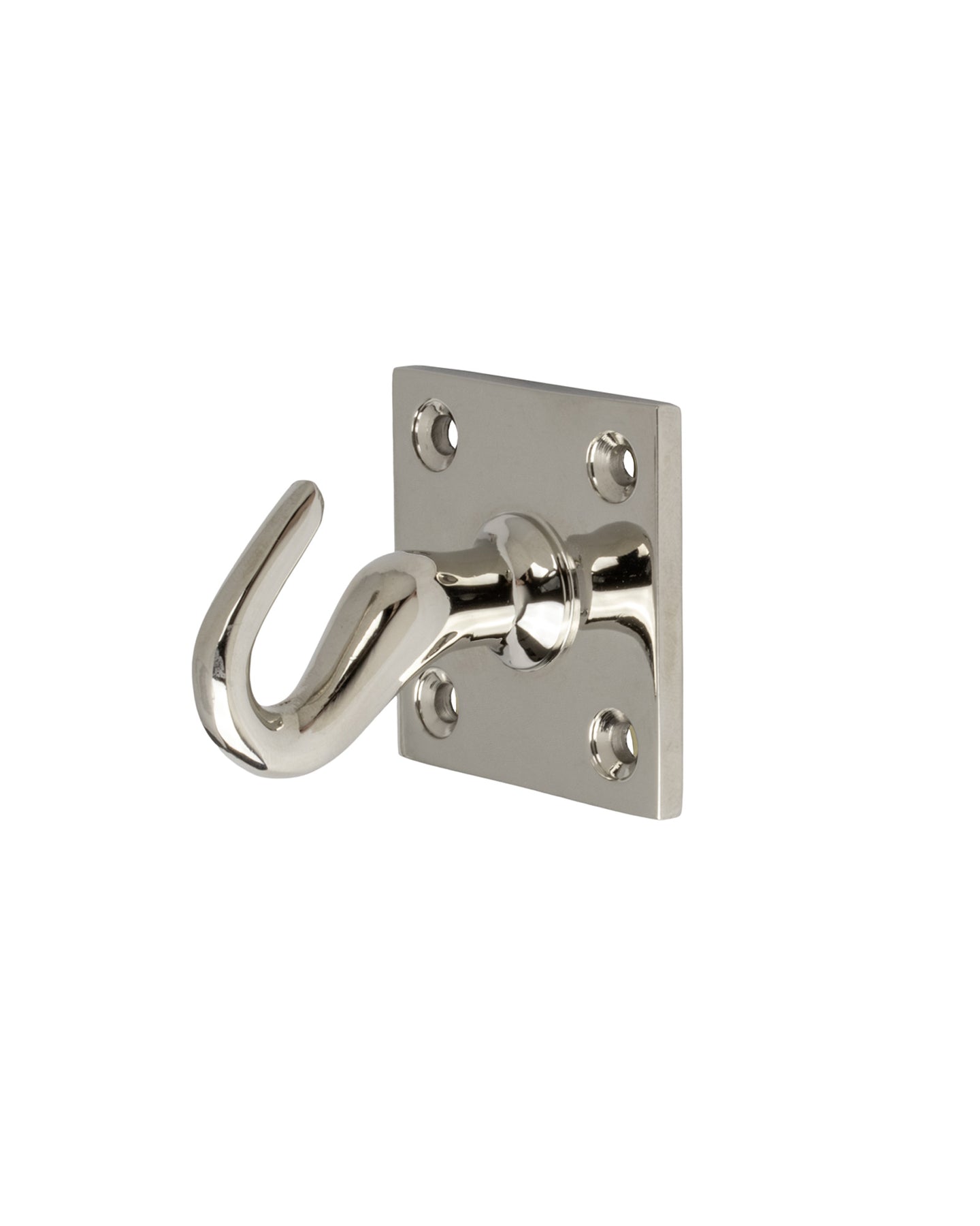Ceiling Hook & Wall Hook with Base Plate - Nickel