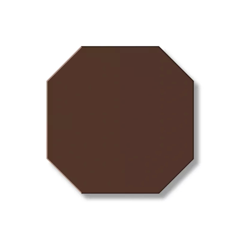 Tile - octagon 10 x 10 cm (3.93 x 3.93 in.) - Chocolate CHO image