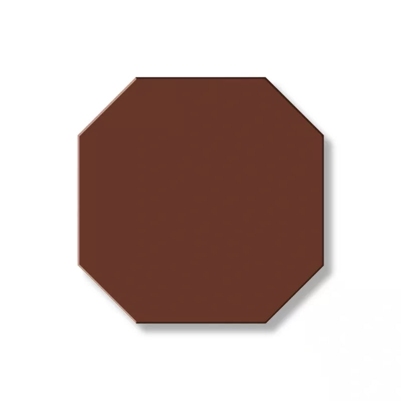 Tile - octagon 10 x 10 cm (3.93 x 3.93 in.) - Red ROU image