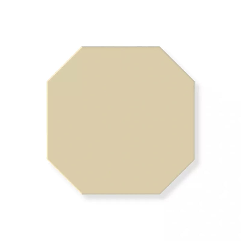 Tile - octagon 10 x 10 cm (3.93 x 3.93 in.) - Vanilla VAN image