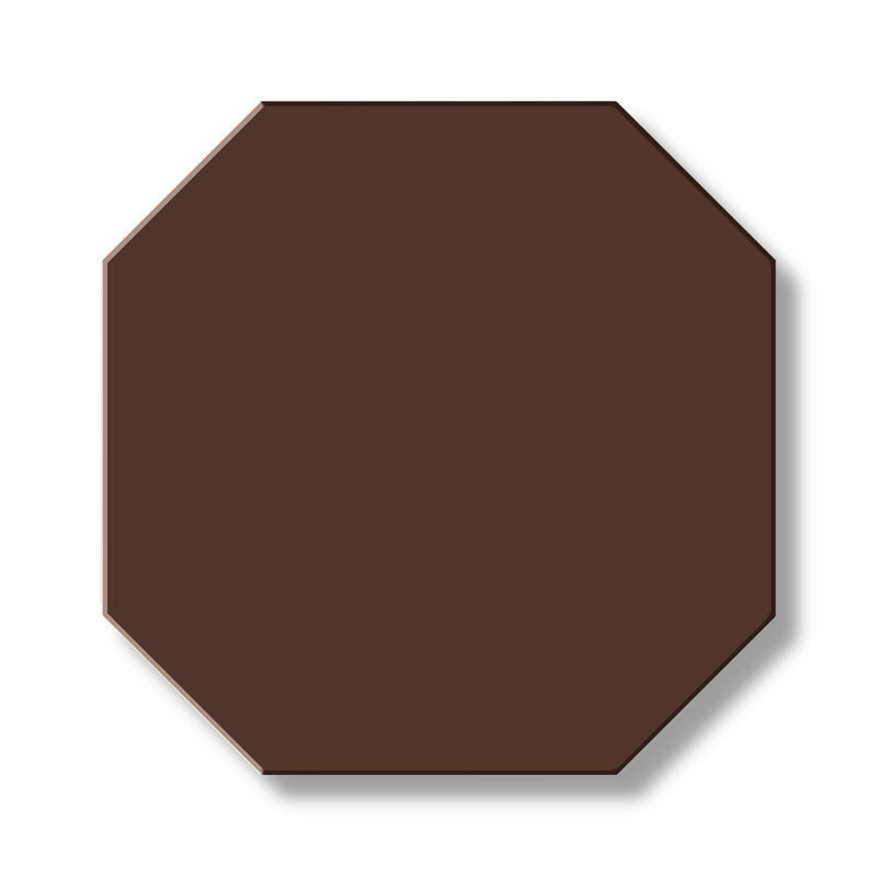 Tile - octagon 15 x 15 cm (5.91 x 5.91 in.) - Chocolate CHO