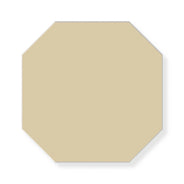 Tile - octagon 15 x 15 cm (5.91 x 5.91 in.) - Ivory IVO thumbnail image