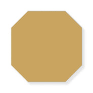 Tile - octagon 15 x 15 cm (5.91 x 5.91 in.) - Yellow JAU thumbnail image