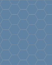 Baldosa - Hexágono 10 × 10 cm, azul thumbnail image