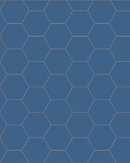 Floor tile - Hexagon 10 × 10 cm dark blue thumbnail image