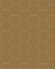 Carrelage - Hexagone 10 × 10 cm toffee thumbnail image