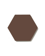 Klinker - Hexagon 10x10 cm chokladbrun thumbnail image