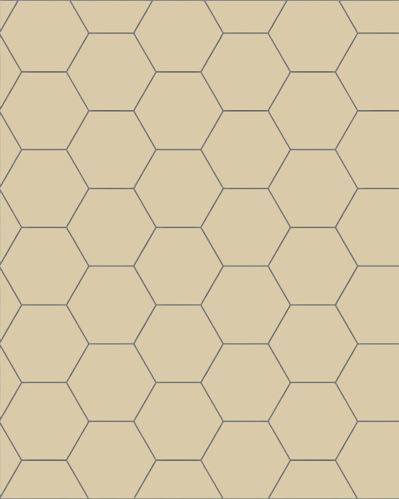 Floor tile - Hexagon 10 × 10 cm ivory image