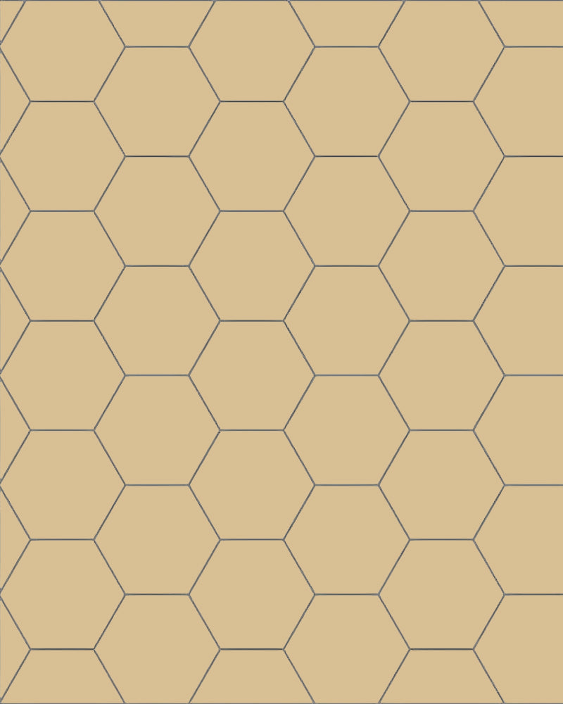 Fliesen – Hexagon 10 x 10 cm honig image