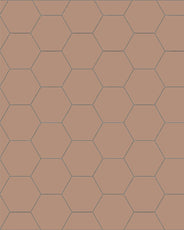 Klinker - Hexagon 10 x 10 cm gammelrosa - Klassisk stil thumbnail image