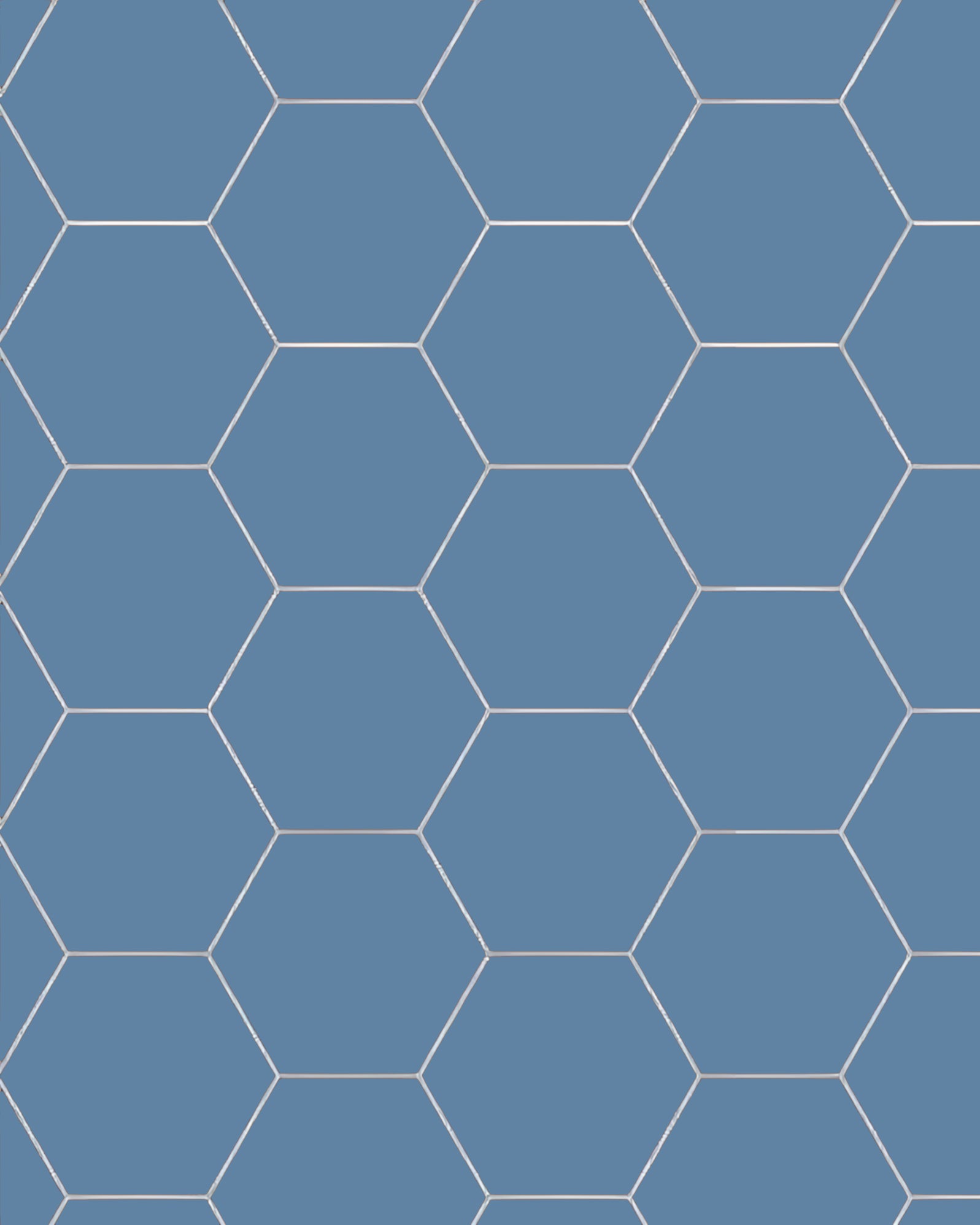 Floor tile - Hexagon 15 × 15 cm blue image