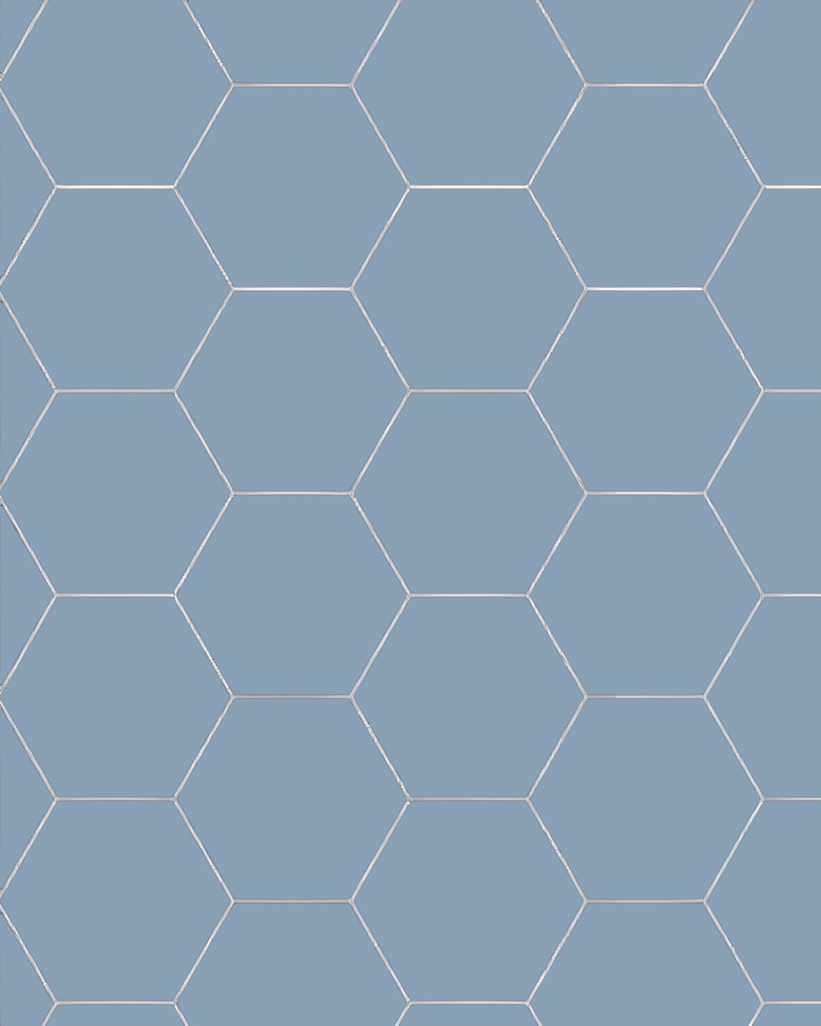 Klinker - Hexagon 15 x 15 cm ljusblå image