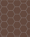 110 220 150 CHO Klinker Hexagon 15x15 cm Chokladbrun Winckelmans Granitklinker 01