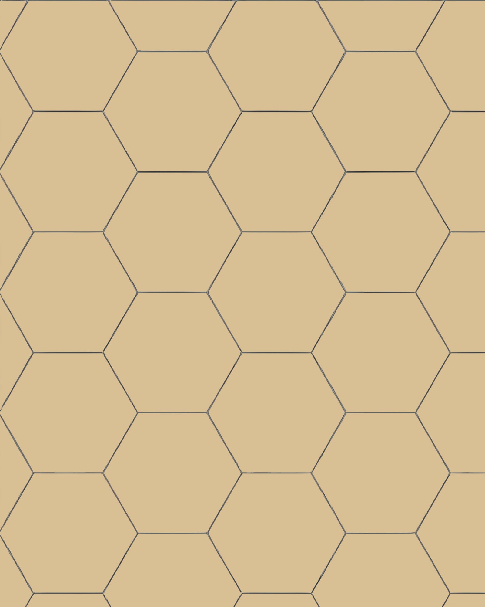 Klinker - Hexagon 15 x 15 cm honung image