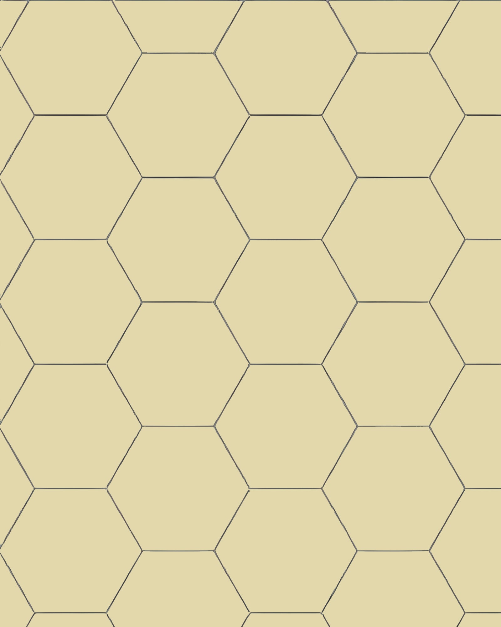 Klinker - Hexagon 15 x 15 cm vaniljgul image