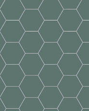 Vloertegel - Hexagon 15 x 15 cm donkergroen thumbnail image