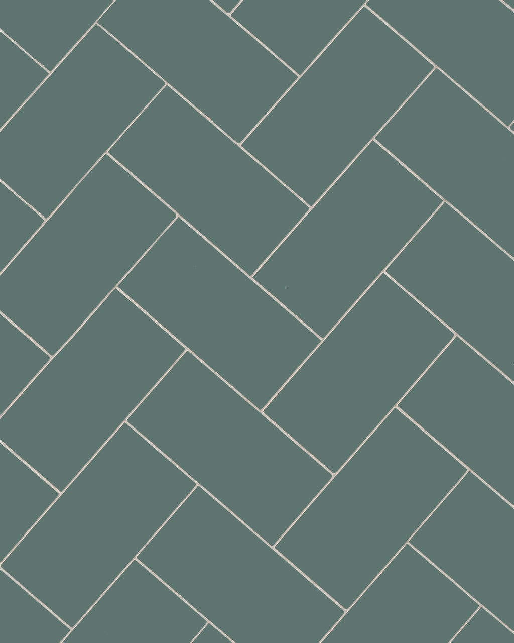 Floor Tile - Rectangle 10 x 20 cm - Dark green