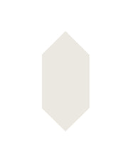 Fliser - Hexagondiamant 7 x 15 cm hvit thumbnail image
