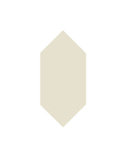 Fliser - Hexagondiamant 7 x 15 cm gulhvit thumbnail image