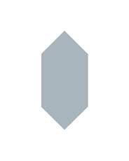 Floor tile - Hexagon diamond 7 × 15 cm gray-blue thumbnail image