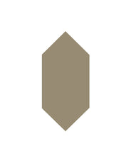 Fliser - Hexagondiamant 7 x 15 cm muldvarpgrå thumbnail image