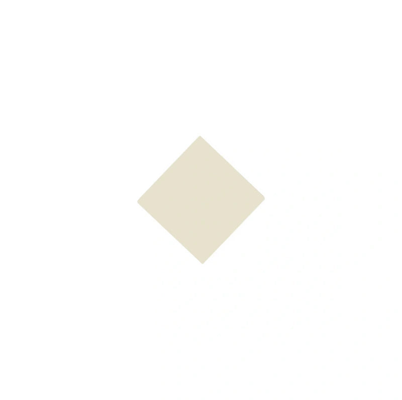 Tile - Square 3.5 x 3.5 cm (1.38 x 1.38 in.) - Off-White - White BAU image