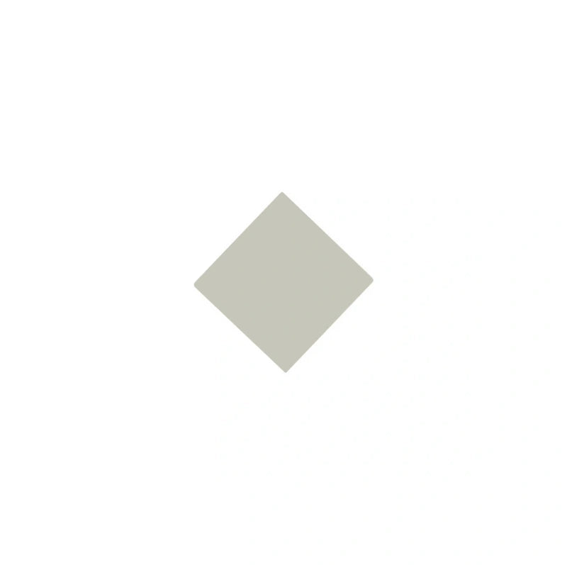 Tile - Square 3.5 x 3.5 cm (1.38 x 1.38 in.) - Pearl Grey PER