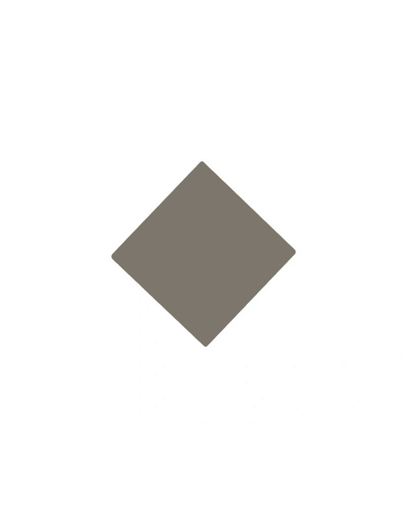 Klinkkeri - Neliö 5 x 5 cm grafiitinharmaa