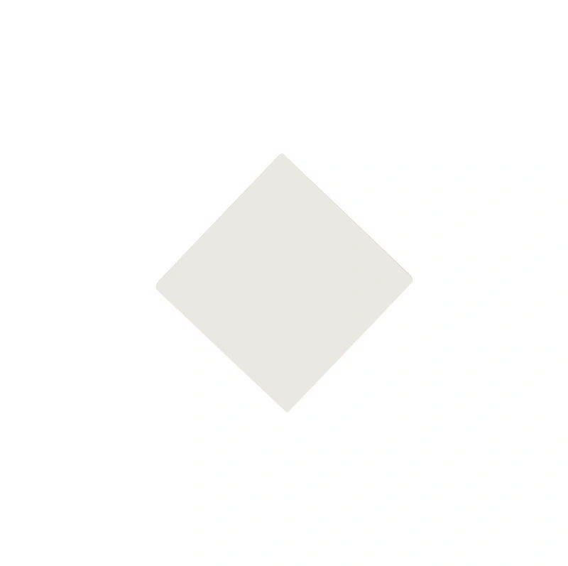 Tile - Square 5 x 5 cm (1.97 x 1.97 In.) - White - Super White BAS
