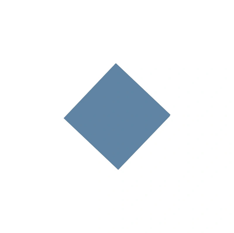 Tile - Square 5 x 5 cm (1.97 x 1.97 In.) - Blue - Dark Blue BEF