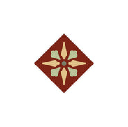 Klinker - Encaustic kvadrat 5x5 cm Röd/Cognac/Pistasch - Winckelmans Granitklinker thumbnail image