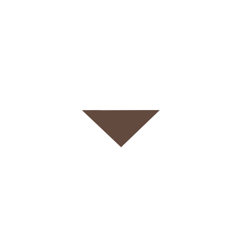 Flise - Triangel, 3,5/3,5/5 cm, Chokoladebrun, - Chocolate CHO image