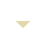 Flise - Triangel, 3,5/3,5/5 cm, Vaniljegul, - Vanilla VAN thumbnail image