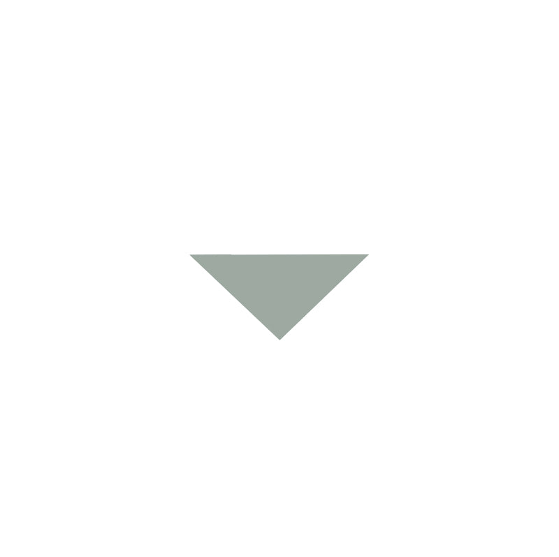 Triangle 3.5 x 3.5 x 5 cm (1.38 x 1.38 x 1.97 in.) pale green - classic ...