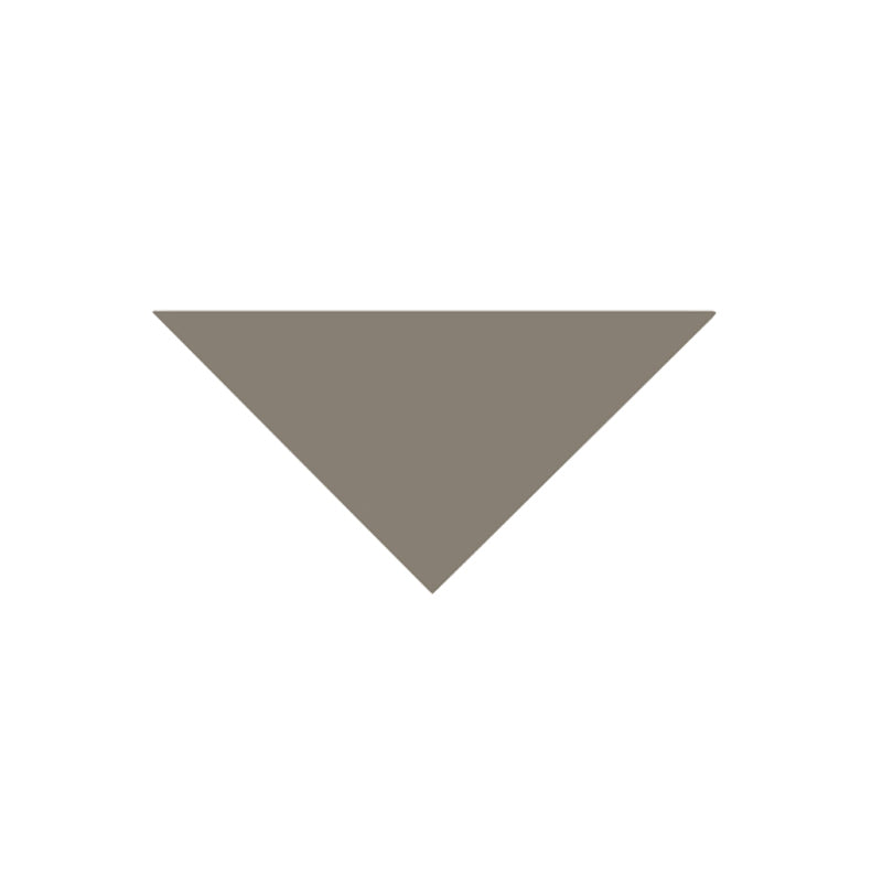 Tiles - Victorian Triangles 7 x 7 x 10 cm (2.76 x 2.76 x 3.94 in.) - Grey GRU image