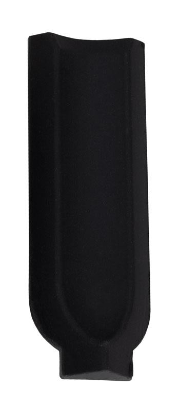 Tile - Victorian Inner Corner For Coved Skirting 10 x 10 - Black NOI