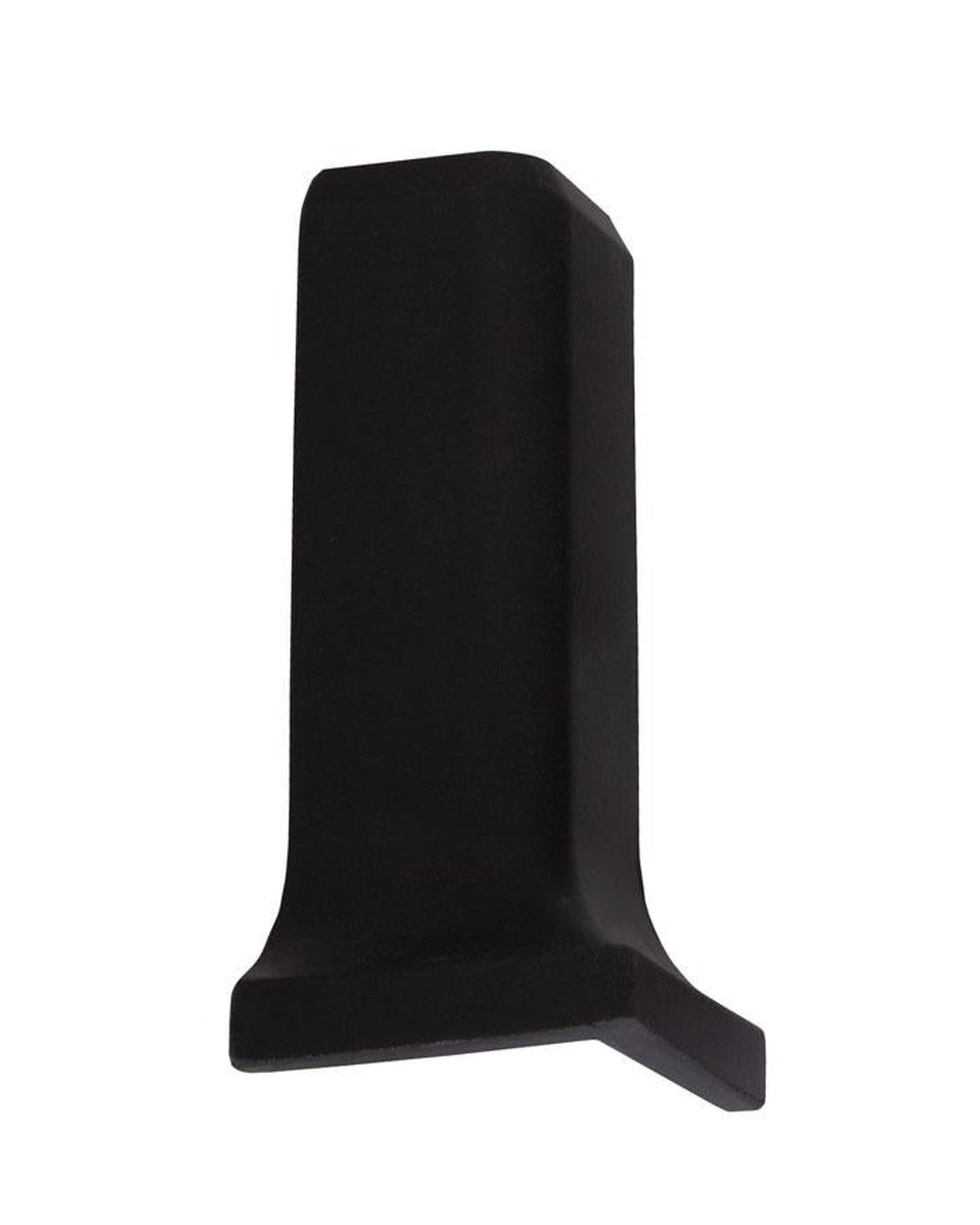 Floor Tile - External Corner for Coved Skirting 10 x 10 - Black image
