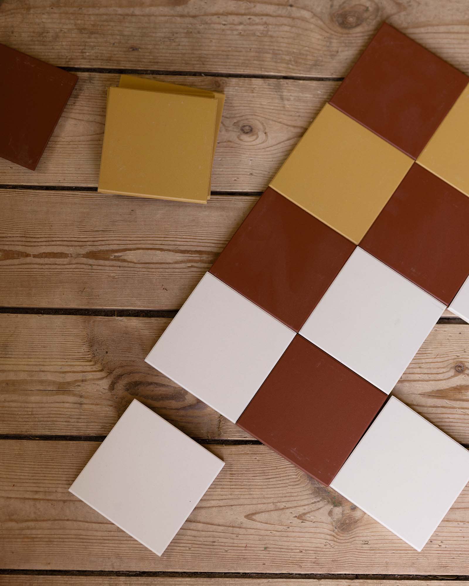 Klinker - Kvadrat 10 x 10 cm vit image