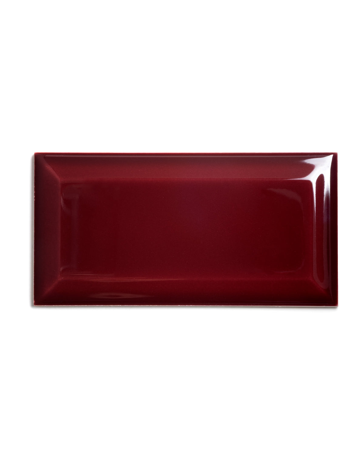 Cintilla de piedra Travertino Rojo 5 x 15 cm