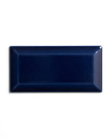 Échantillon de couleur - Carrelage Victoria - bord biseauté bleu outremer