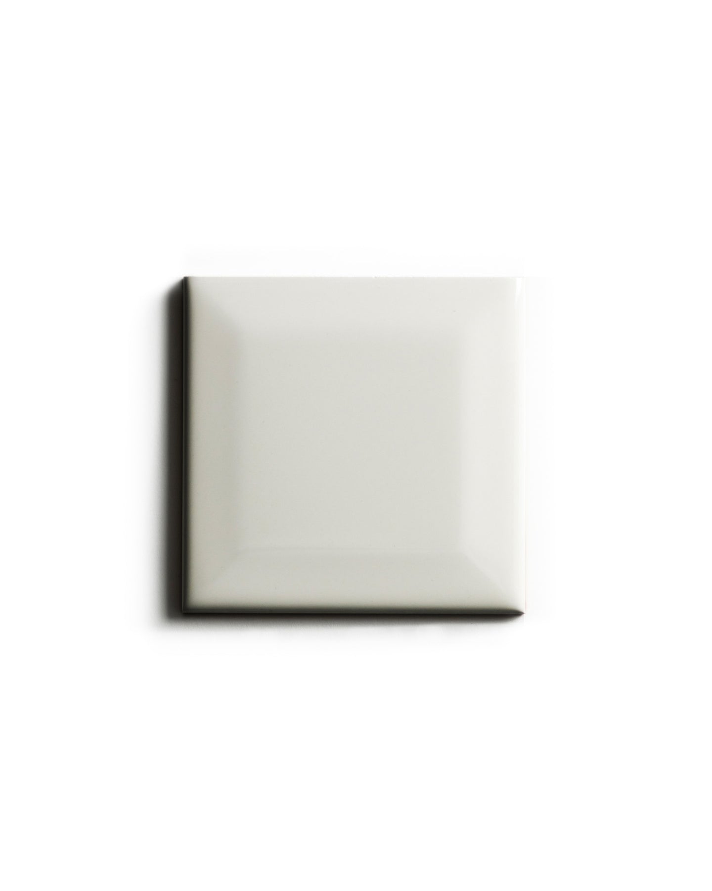 Wall tiles Victoria - Beveled 7.5 x 7.5 cm Ivory, glossy