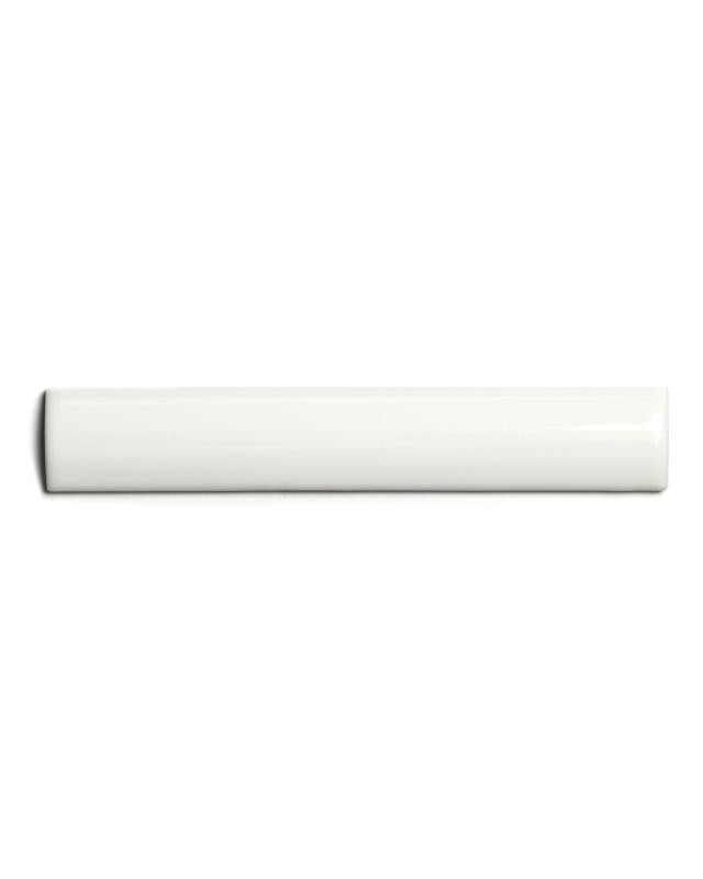 Tile Victoria - Edge tile trim 2.5 x 15 cm Ivory, glossy