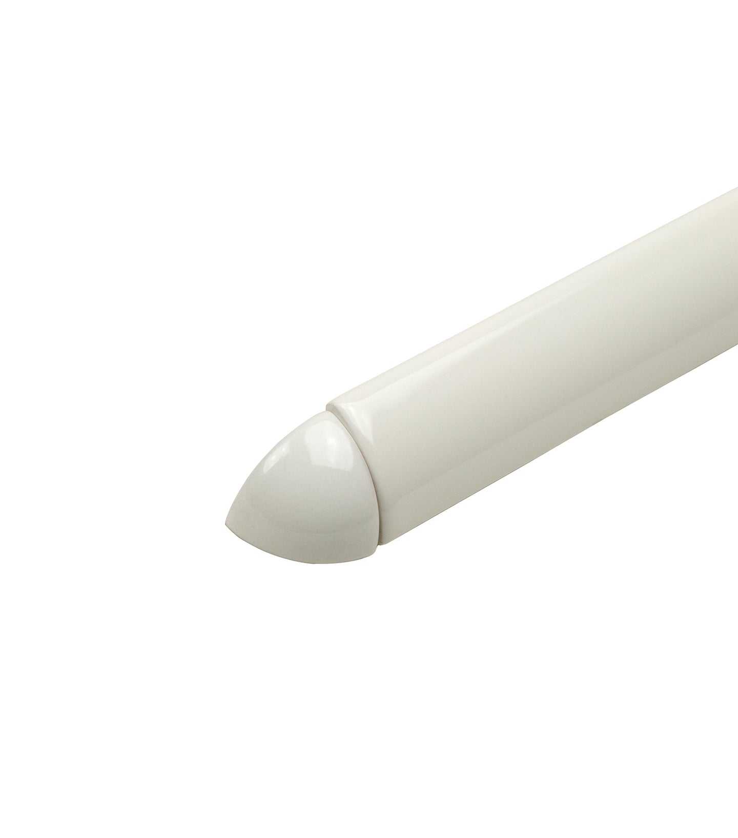 Tile Victoria - Corner piece for tile edge Ivory, glossy