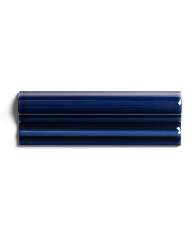 Victoria Trim Tile - 5 x 15 cm (1.97 x 5.91 in.) Ultramarine Blue,