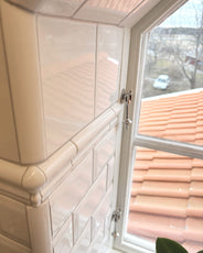 Kakel Victoria - Bröstlist 5 x 15 cm vit, blank thumbnail image