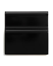 Tile Victoria - Floor trim 15 x 15 cm (5.91 x 5.91 in.) black, glossy thumbnail image
