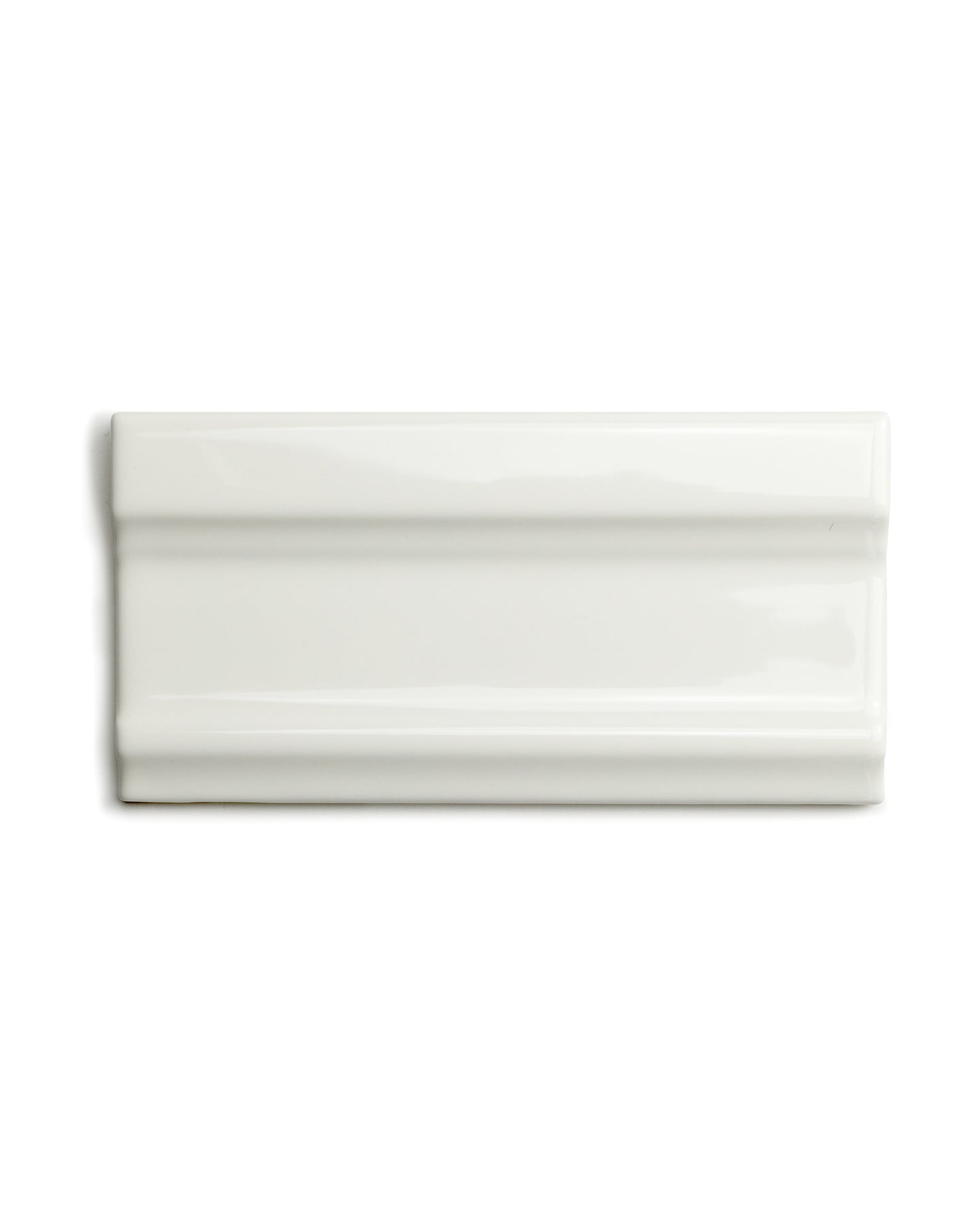 Tile Victoria - Tile molding 7.5 x 15 cm (2.95 x 5.91 in.) Ivory white